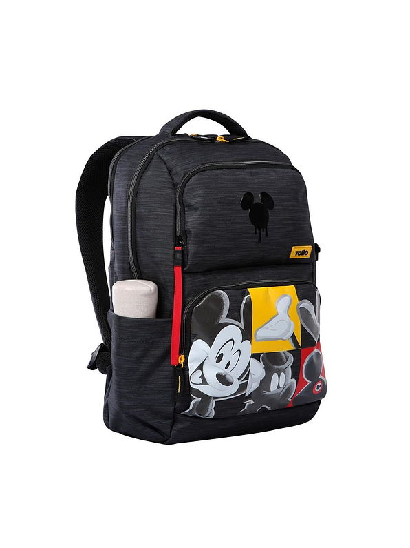 Morral Totto Mickey Cm Charcoal Mix  3
