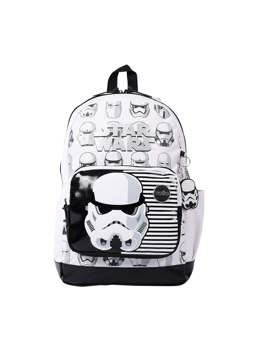 Morral Totto Para Niño Star Wars Stormtrooper Blanco 1