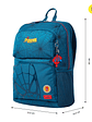 Morral Totto Para Hombre Spiderman Comic Azul - Miniatura 4