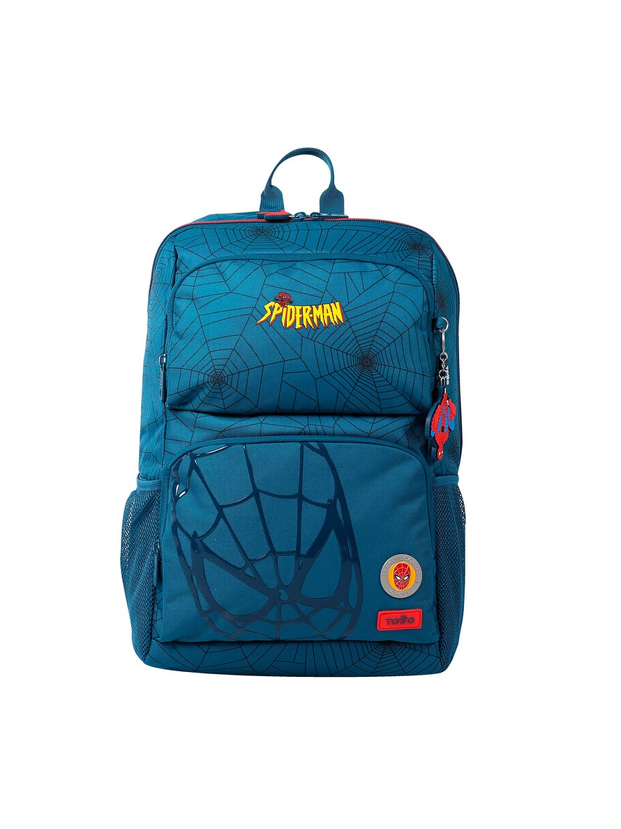 Morral Totto Para Hombre Spiderman Comic Azul 1