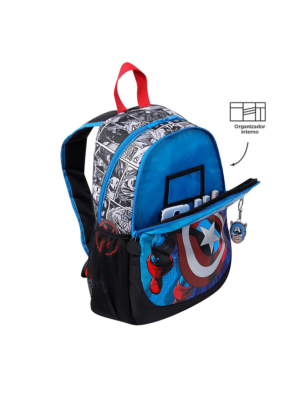 Morral Totto Para Niño Avenger Hulkcap M Blanco 5