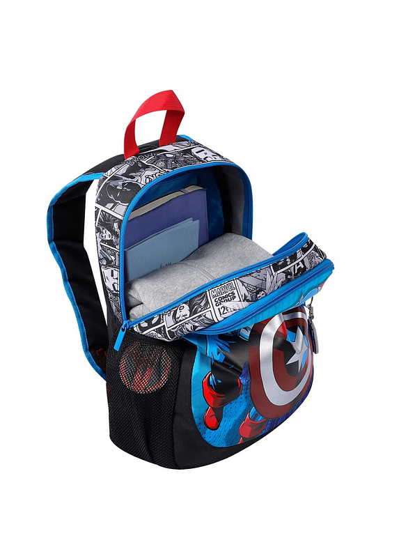Morral Totto Para Niño Avenger Hulkcap M Blanco 2