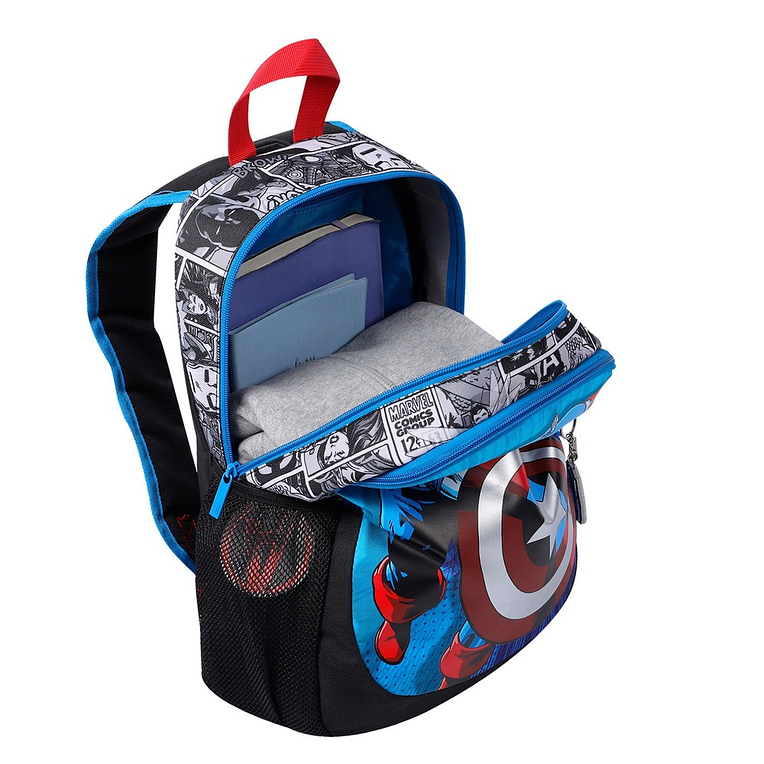 Morral Totto Para Niño Avenger Hulkcap M Blanco 2