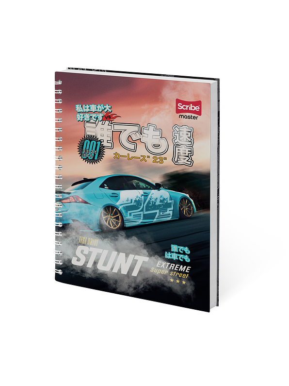 Agenda Catedrática 7 Materias Master Pasta Dura Masculino  1