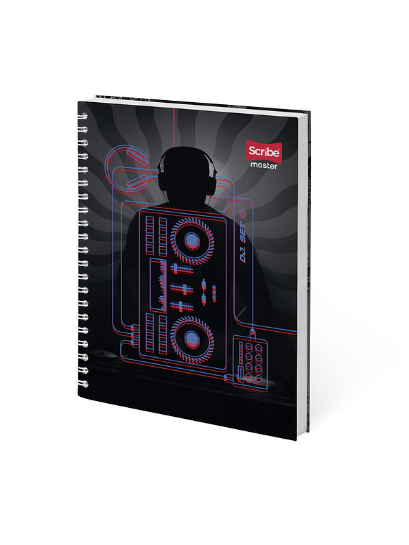 Agenda Catedrática 7 Materias Master Pasta Dura Masculino  2