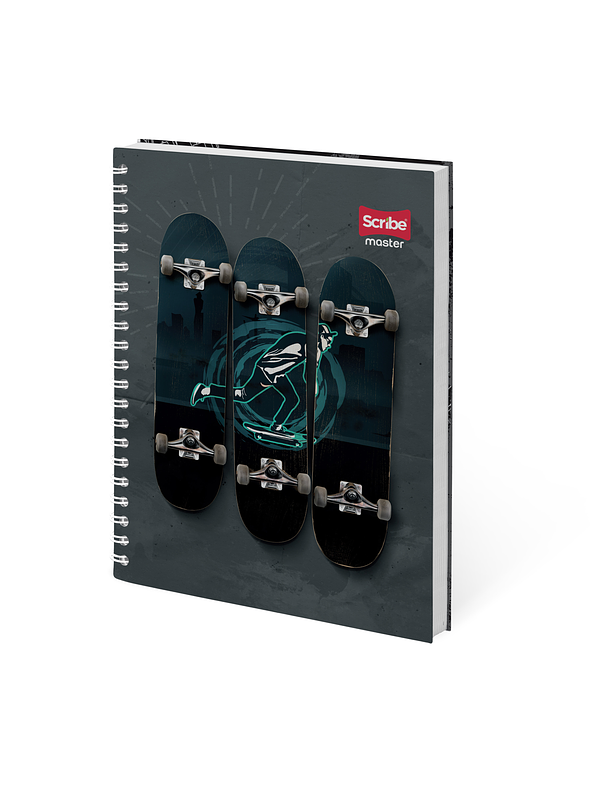 Agenda Catedrática 7 Materias Master Pasta Dura Masculino  3