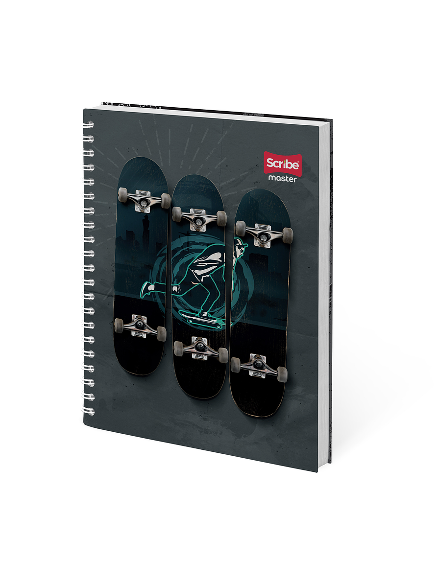 Agenda Catedrática 7 Materias Master Pasta Dura Masculino  3