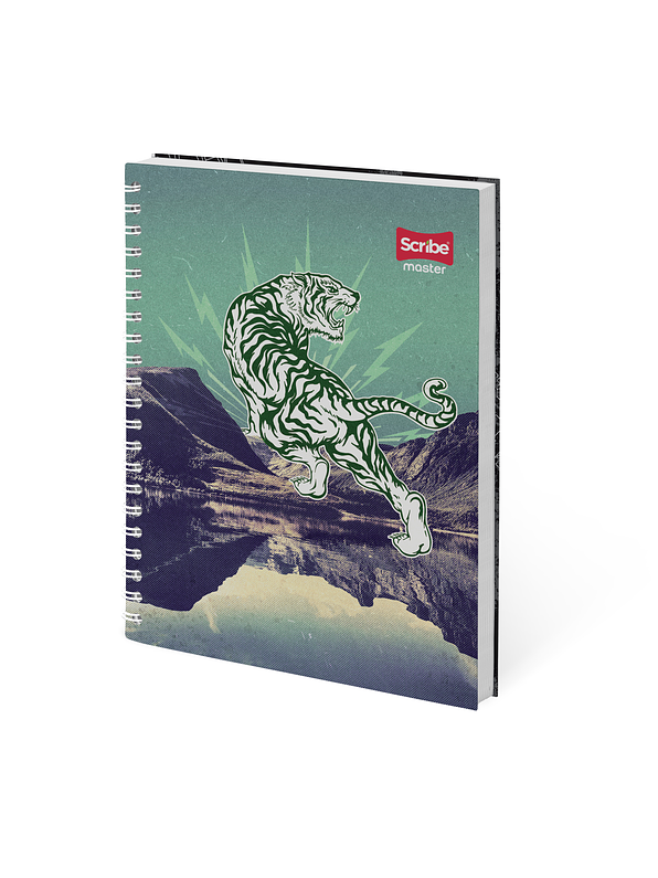 Agenda Catedrática 7 Materias Master Pasta Dura Masculino  4