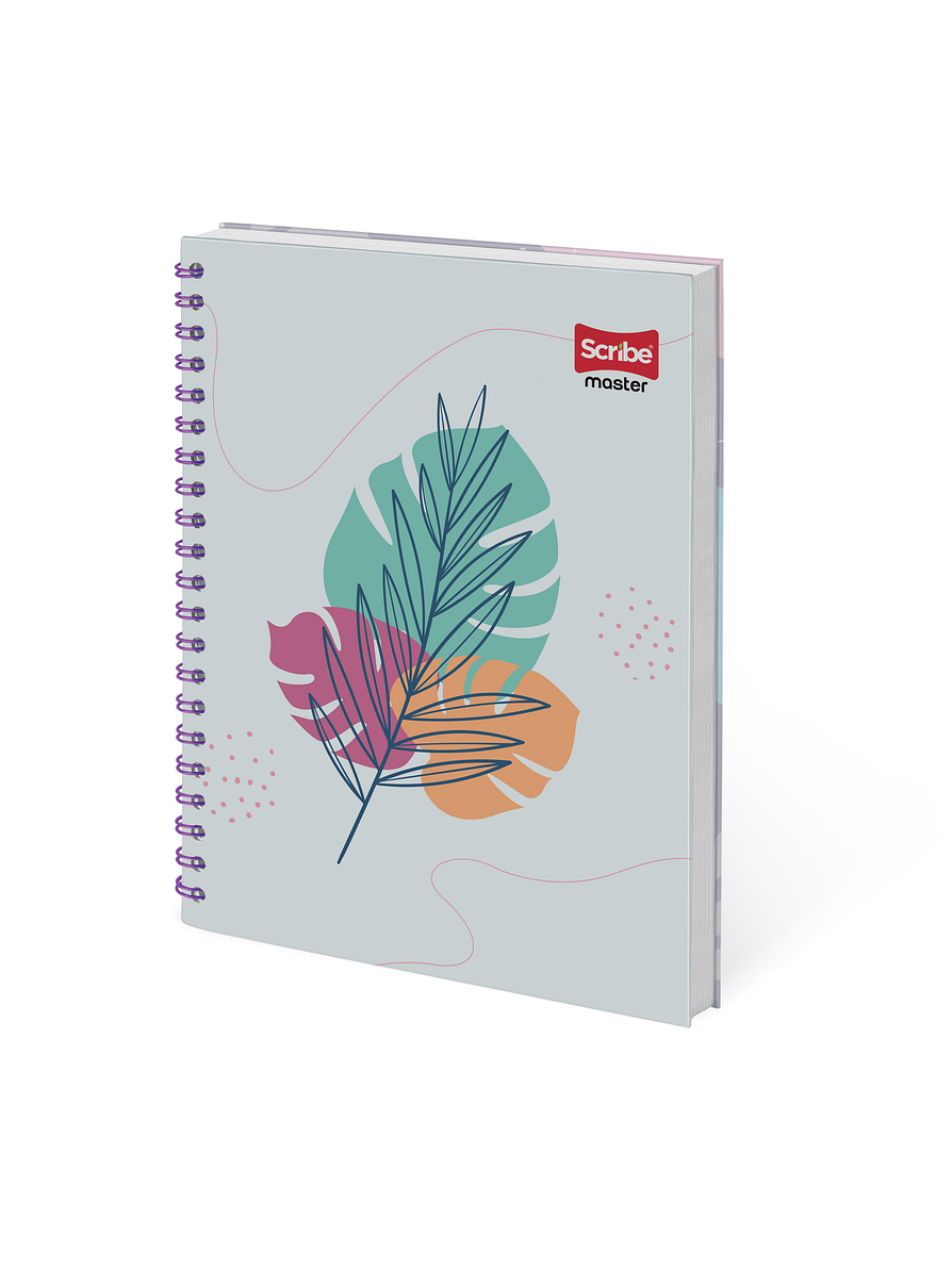 Cuaderno Pasta Dura Master Femenino 5 Materias  2