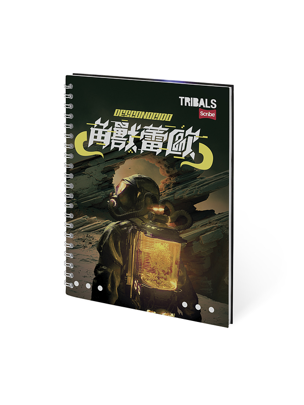 Cuaderno Catedrático Pasta Dura Tribals 80 Hojas  1