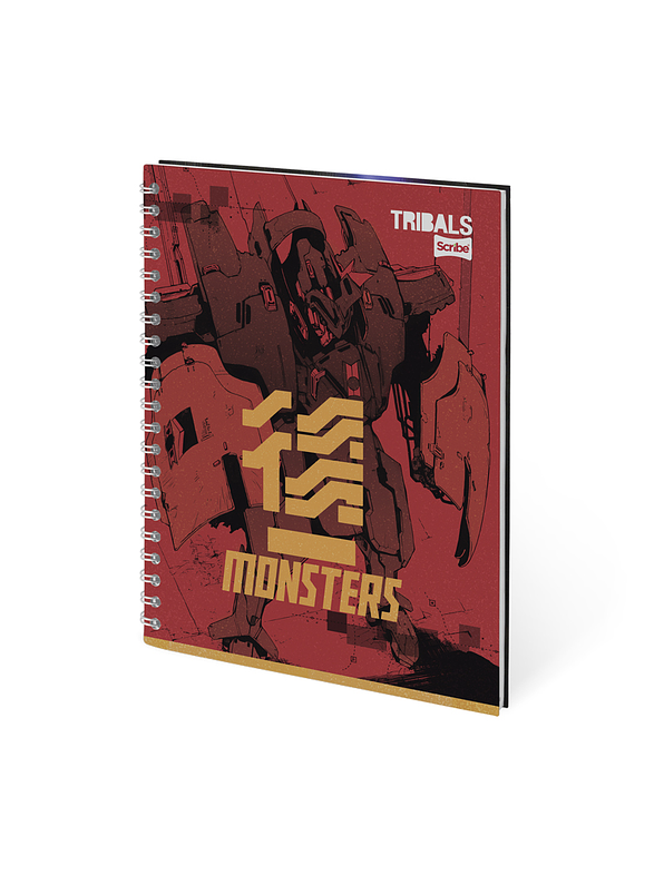 Cuaderno Catedrático Pasta Dura Tribals 80 Hojas  2