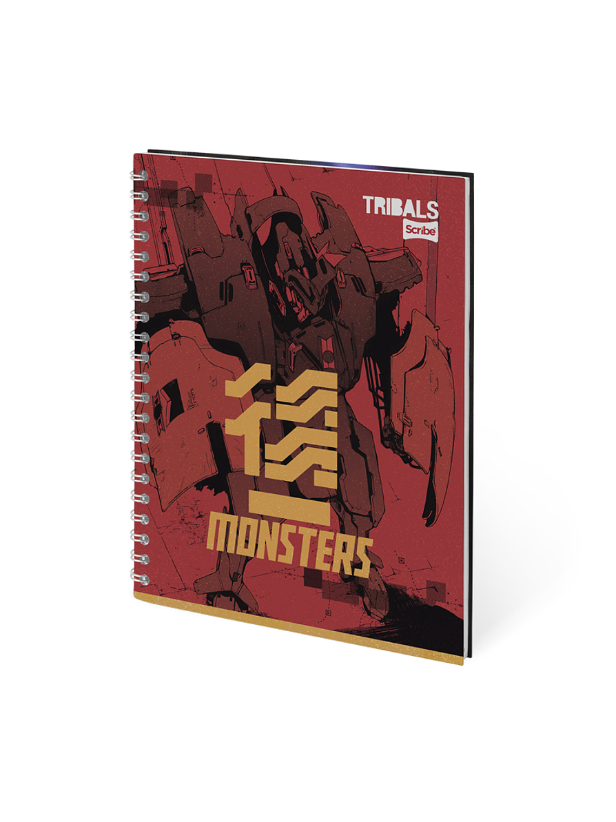 Cuaderno Catedrático Pasta Dura Tribals 80 Hojas  2