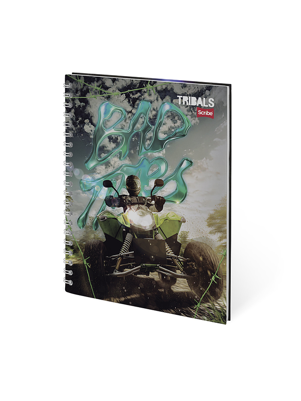 Cuaderno Catedrático Pasta Dura Tribals 80 Hojas  3