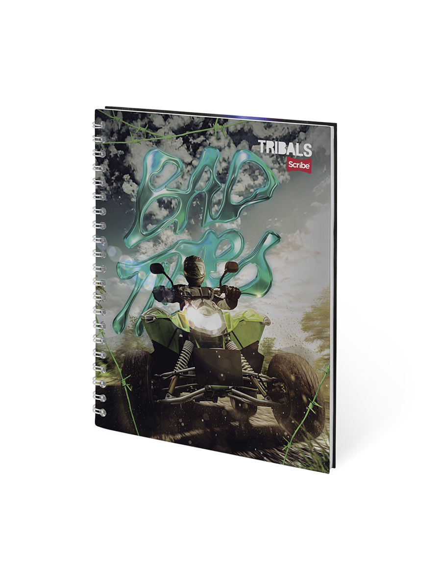 Cuaderno Catedrático Pasta Dura Tribals 80 Hojas  3