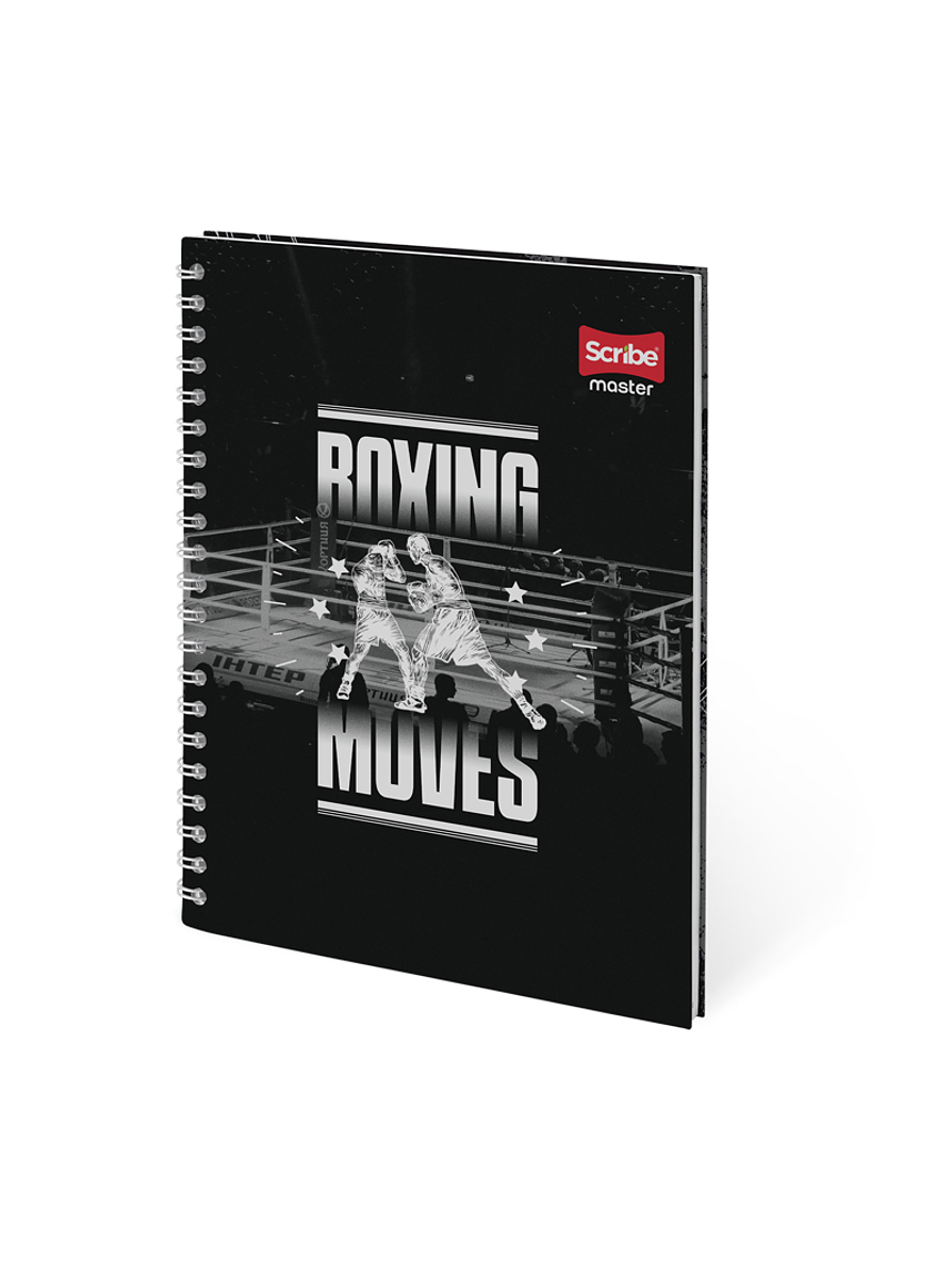 Cuaderno Catedratico Pasta Dura Master Masculino 80 Hojas  5