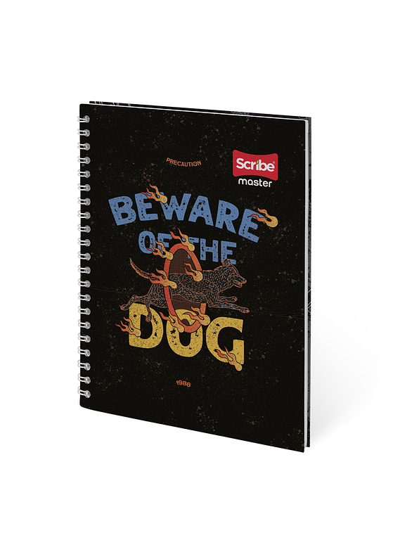 Cuaderno Catedratico Pasta Dura Master Masculino 80 Hojas  2