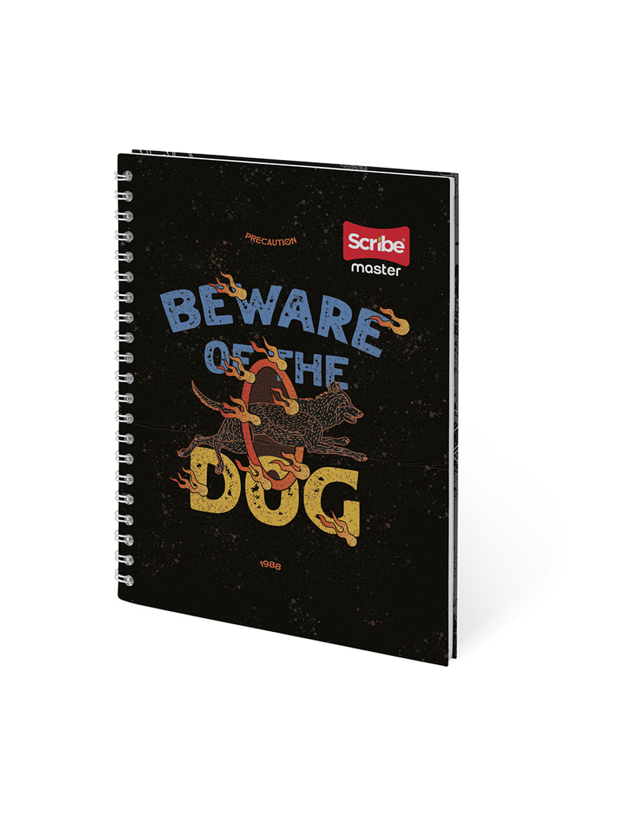 Cuaderno Catedratico Pasta Dura Master Masculino 80 Hojas  2