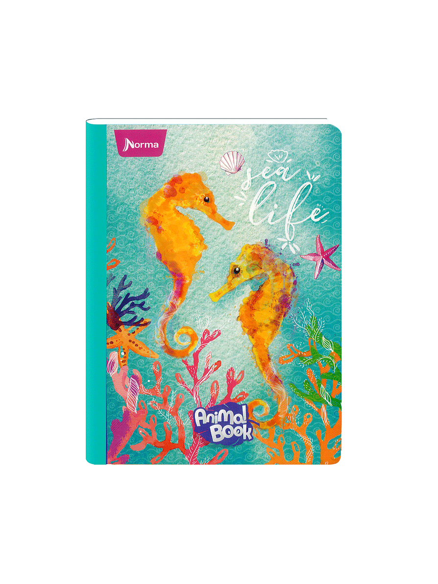 Cuaderno Cosido Norma Animal Book 50 Hojas Lineas 4