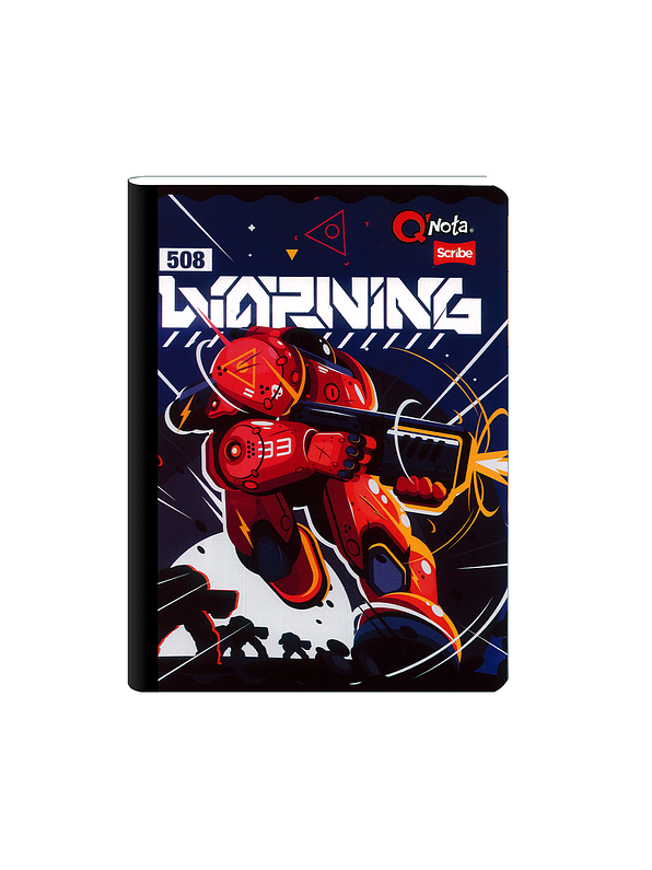 Cuaderno Cosido Qnota Masculino 50 Hojas Cuadros  11