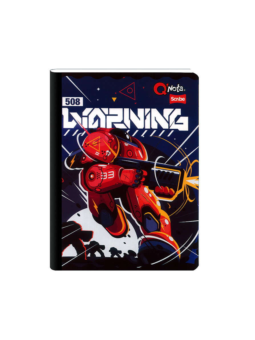 Cuaderno Cosido Qnota Masculino 50 Hojas Cuadros  11