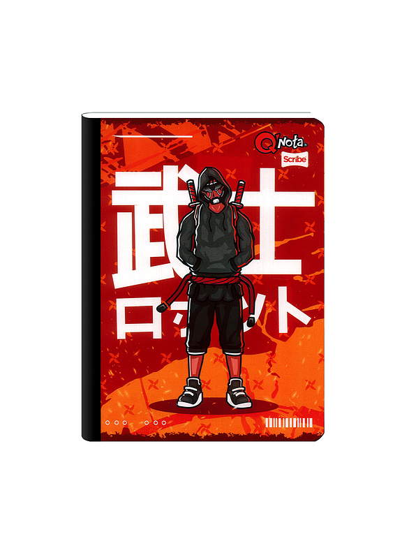 Cuaderno Cosido Qnota Masculino 100 Hojas Cuadros  4