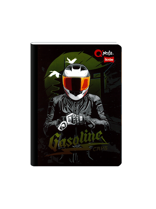 Cuaderno Cosido Qnota Masculino 100 Hojas Cuadros  6