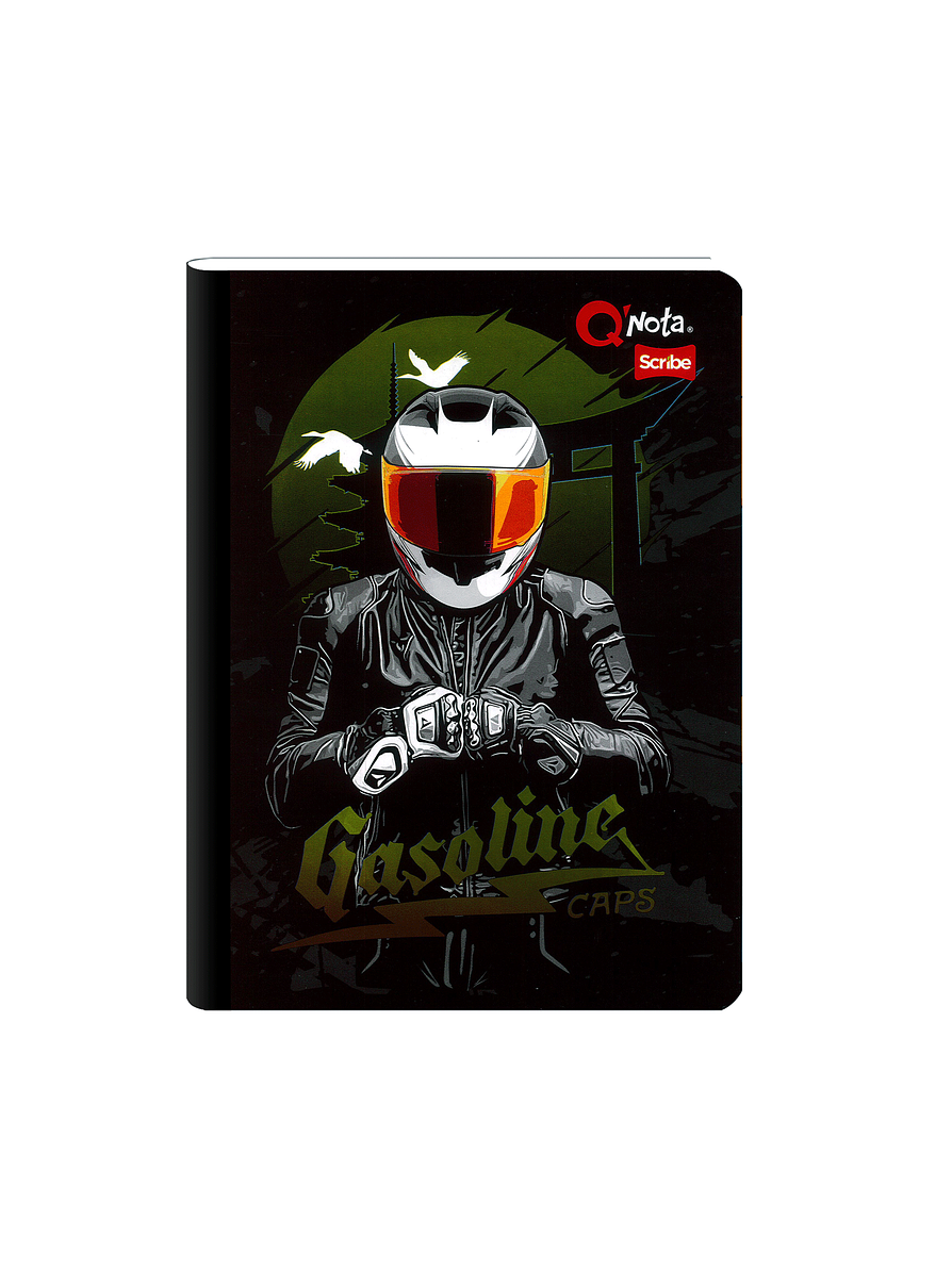 Cuaderno Cosido Qnota Masculino 100 Hojas Cuadros  6