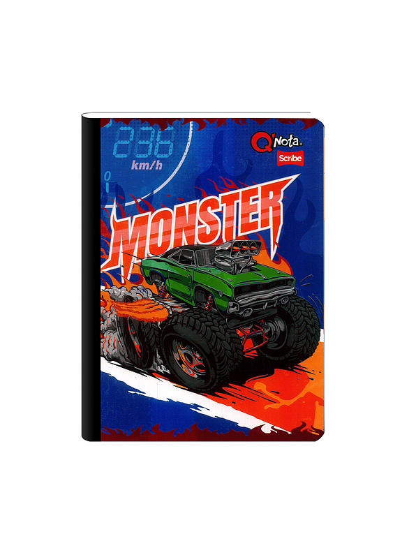 Cuaderno Cosido Qnota Masculino 100 Hojas Cuadros  7