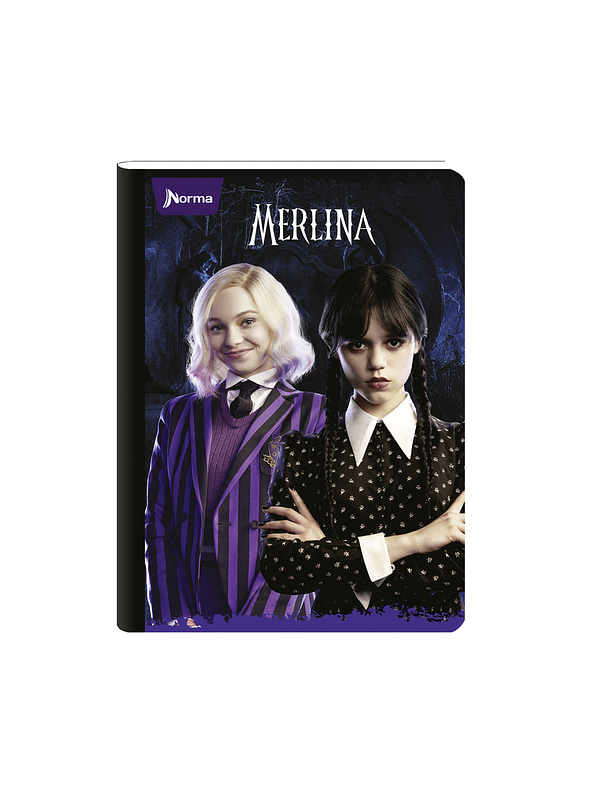Cuaderno Cosido Norma Merlina 100 Hojas Doble Linea 1
