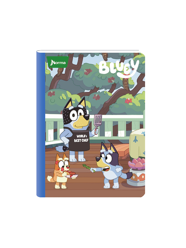 Cuaderno Cosido Bluey 100 Hojas Doble Linea 1