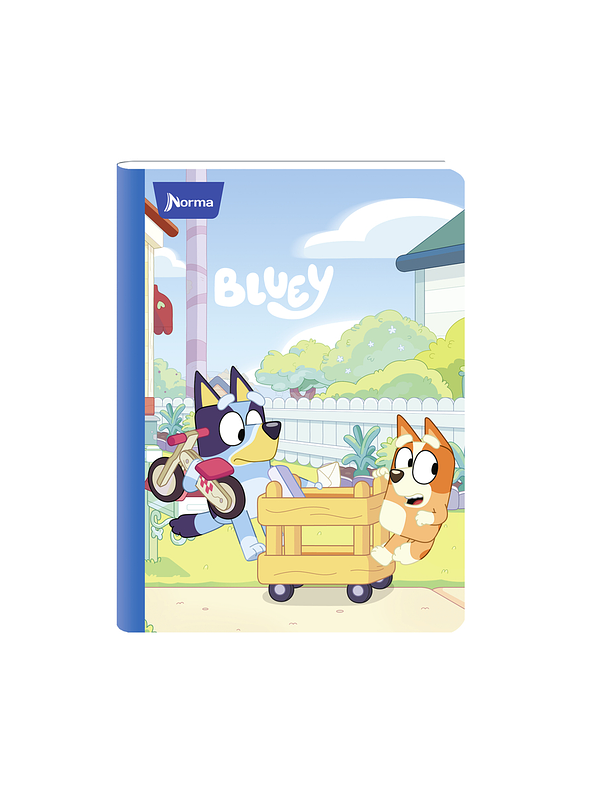 Cuaderno Cosido Bluey 100 Hojas Doble Linea 3