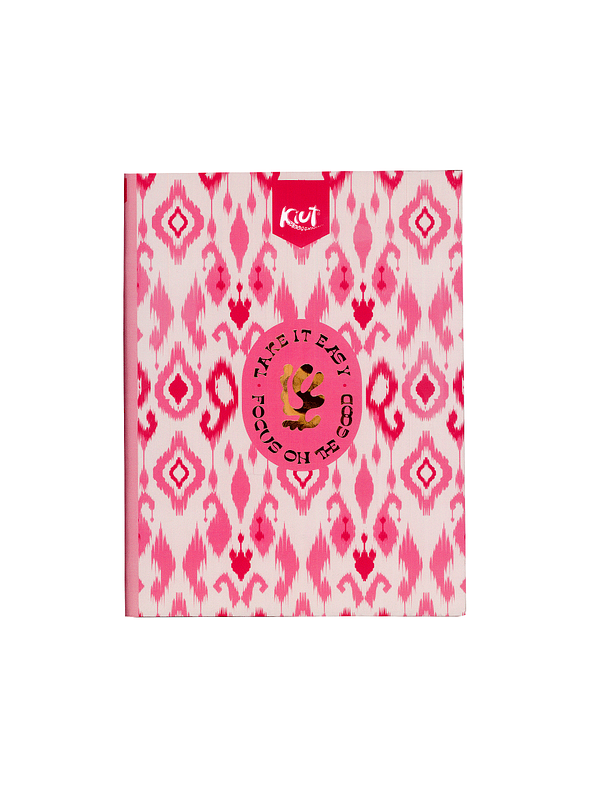 Cuaderno Cosido Pasta Dura Kiut 90 Hojas Cuadros  1