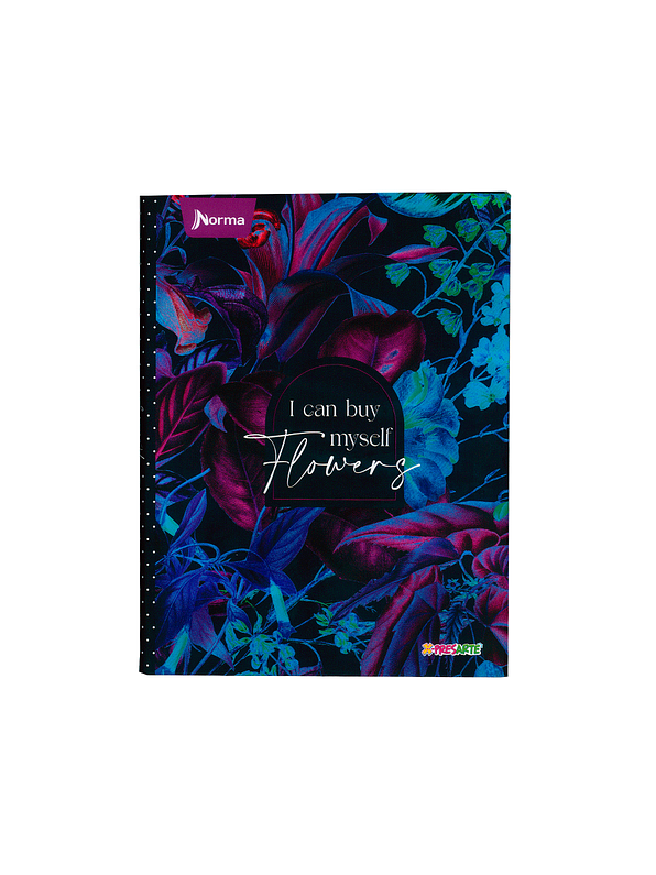 Cuaderno Cosido Pasta Dura X-Presarte 90 Hojas Cuadros Femenino 6