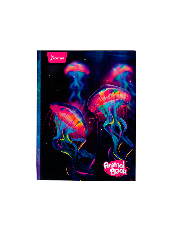 Cuaderno Cosido Pasta Dura Animal Book 90 Hojas Cuadros 3