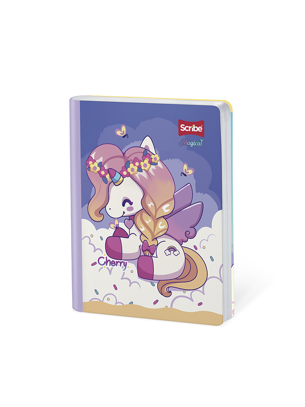 Cuaderno Cosido Magical 50 Hojas Cuadros  4