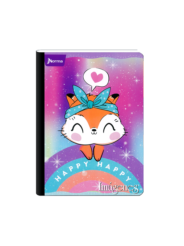 Cuaderno Cosido Imágenes Femenino 100 Hojas Cuadros  1