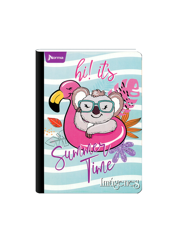 Cuaderno Cosido Imágenes Femenino 100 Hojas Cuadros  3