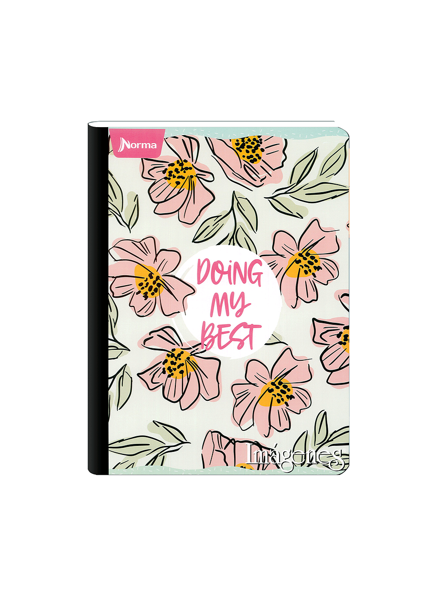 Cuaderno Cosido Imágenes Femenino 100 Hojas Cuadros  4