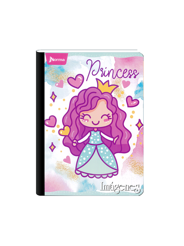 Cuaderno Cosido Imágenes Femenino 100 Hojas Cuadros  8