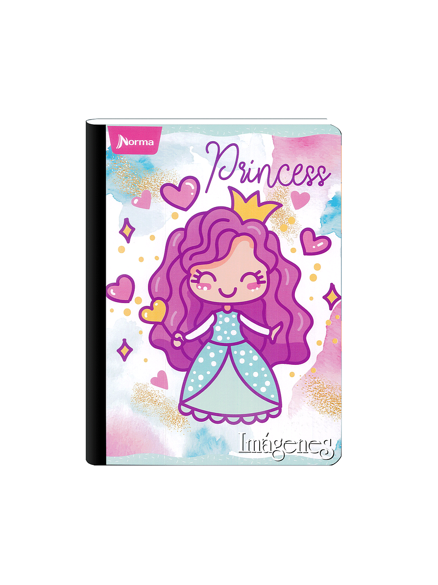 Cuaderno Cosido Imágenes Femenino 100 Hojas Cuadros  8