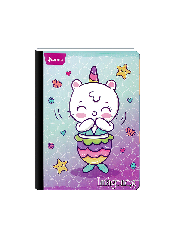 Cuaderno Cosido Imágenes Femenino 100 Hojas Cuadros  9