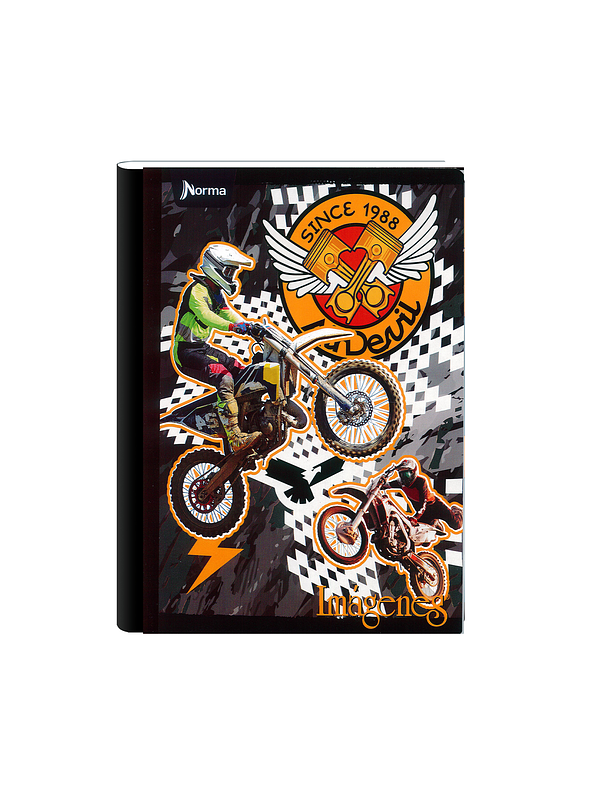 Cuaderno Cosido Imágenes Masculino 50 Hojas Cuadros  5