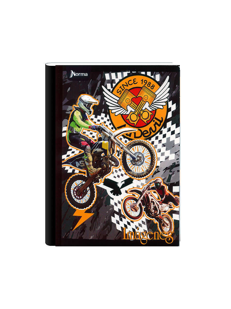 Cuaderno Cosido Imágenes Masculino 50 Hojas Cuadros  5