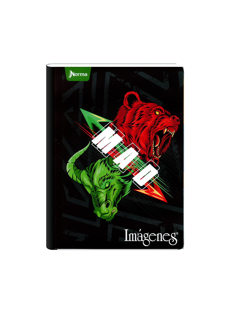 Cuaderno Cosido Imágenes Masculino 50 Hojas Cuadros  9