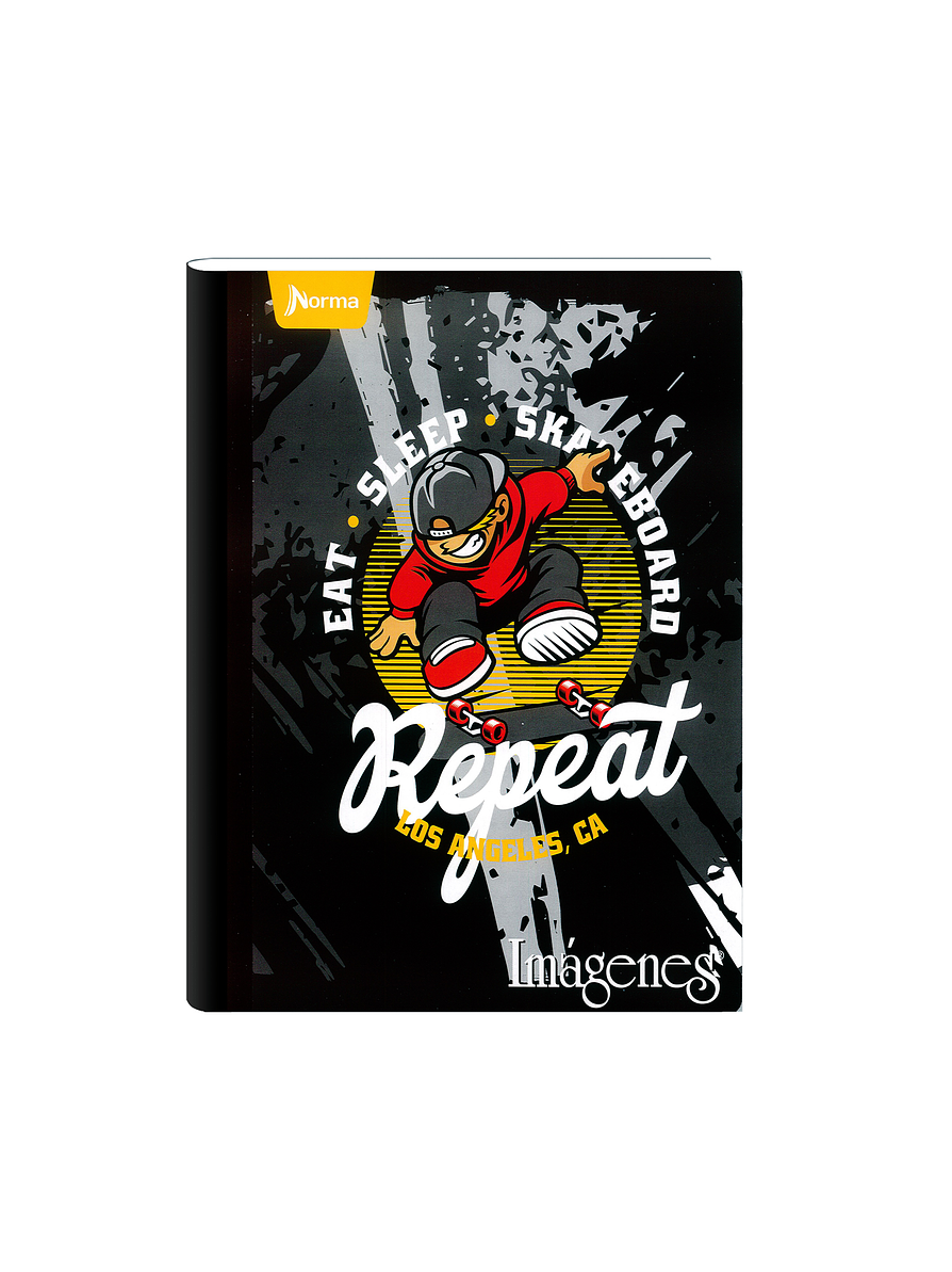 Cuaderno Cosido Imágenes Masculino 50 Hojas Cuadros  12