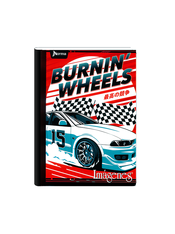 Cuaderno Cosido Imágenes Masculino 50 Hojas Cuadros  13