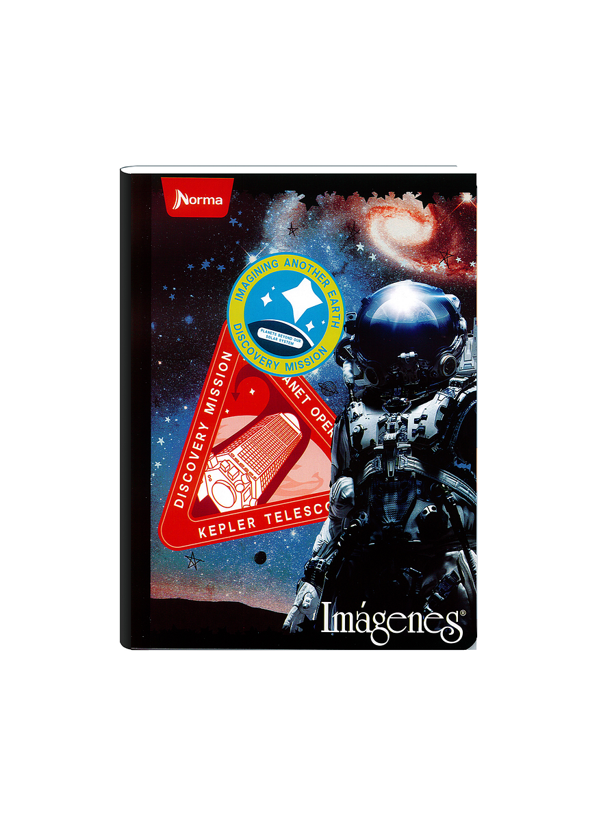 Cuaderno Cosido Imágenes Masculino 50 Hojas Cuadros  16