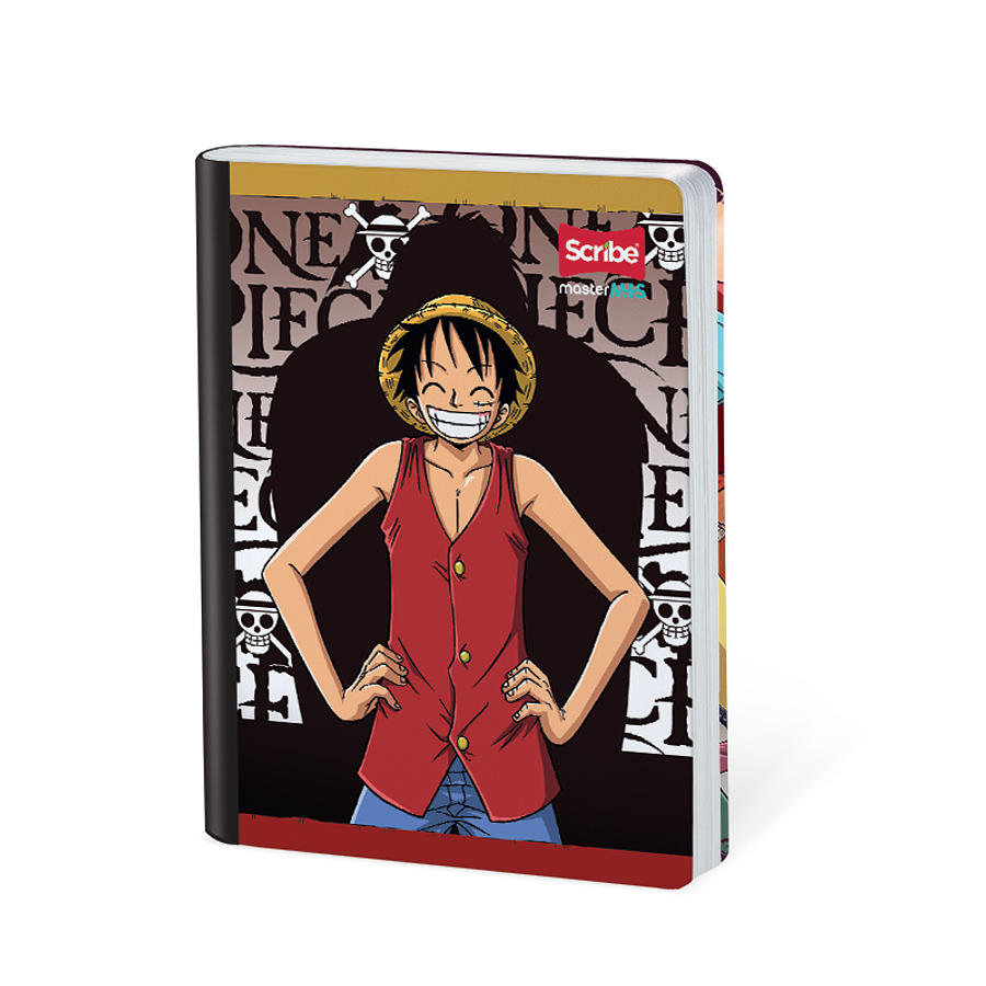 Cuaderno Cosido One Piece 100 Hojas Cuadros 4