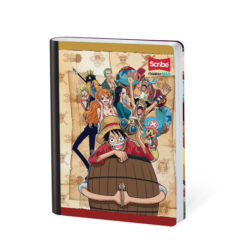 Cuaderno Cosido One Piece 100 Hojas Cuadros