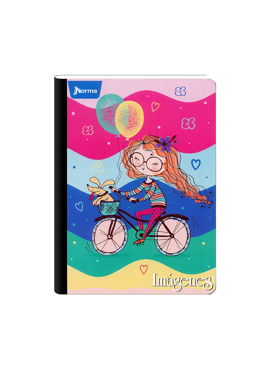 Cuaderno Cosido Imágenes Femenino 50 Hojas Cuadros 1